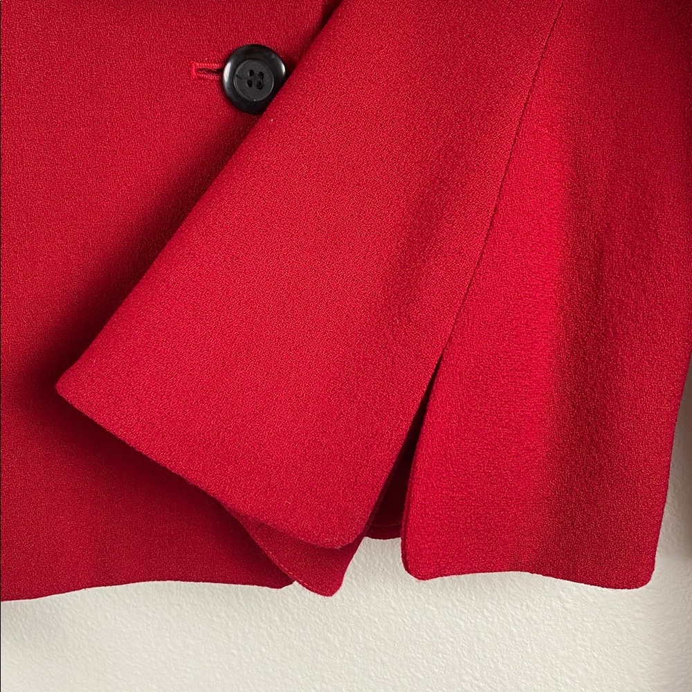 Kasper & Company ASL Vintage Wool Blazer/Suit Jacket | Fully Lined | Red - Picture 13 of 16